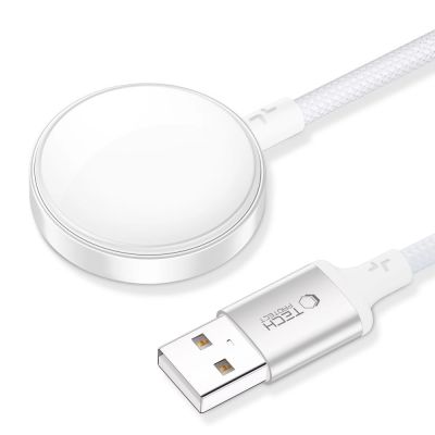 2. Tech-Protect UltraBoost USB-A Induktives Ladegerät für Apple Watch 1m - Weiß