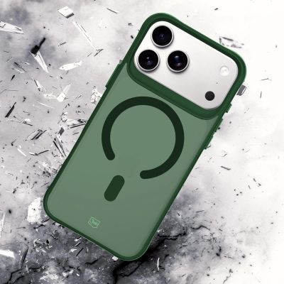 31. 3mk Smoke MagCase für iPhone 17 Pro - Grün-Transparent
