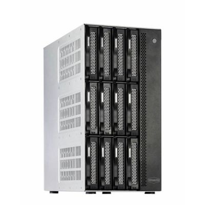 2. TerraMaster T12-500 Pro NAS Mini-Tower Intel® Core™ i7 16 GB DDR5 0 TB Grau