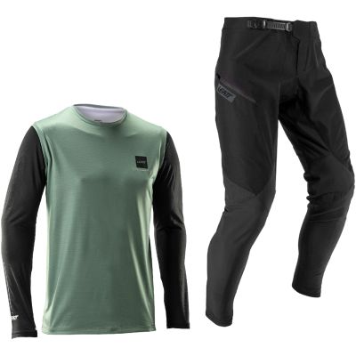 Kinder-Fahrradset (Trikot + Hose) LEATT Ride Kit MTB Gravity 1.0 Mini