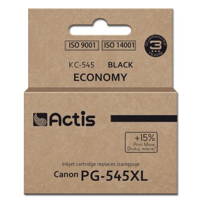 Actis KC-545 Tinte (Ersatz für Canon PG-545XL; Supreme; 15 ml; 207 Seiten; schwarz).