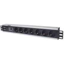 19" 1,5U IEC60884 Intellinet Rackmount-Steckdosenleiste (3 m)