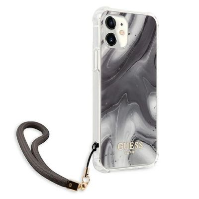 4. Guess GUHCP12SKSMAGR iPhone 12 mini 5.4" grau/graues Hardcase Marble Collection