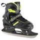 9. NILS EXTREME NH18191 2IN1 ROLLERSCHUHE SCHWARZ-LIMETTE GRÖSSE L (39-43) MIT AUSTAUSCHBAREM HOCKEYBLATT
