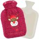 2. Weihnachts-Gummi-Wärmflasche 2L Rot