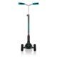 22. Globber Master Prime 3-Rad-Scooter / Schwarz - Blaugrün 664-105