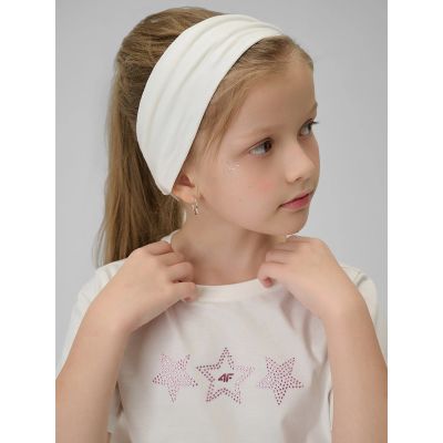 5. Mädchen-T-Shirt mit Aufdruck, regulär, Größe 4F 4FJRSS26TTSHF3455-11S