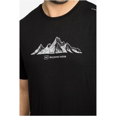 Herren-T-Shirt VIKING Lenta Bamboo Light Man, schwarz