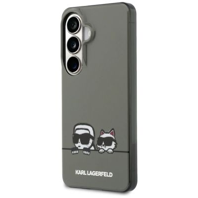 2. Karl Lagerfeld IML Peekaboo Karl&Choupette MagSafe Hülle für Samsung Galaxy S26 - Schwarz