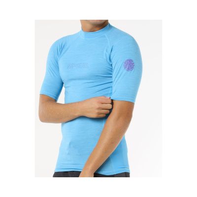 3. Lycra RIP CURL Dawn Patrol UPF Perf S/S blau