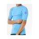 3. Lycra RIP CURL Dawn Patrol UPF Perf S/S blau