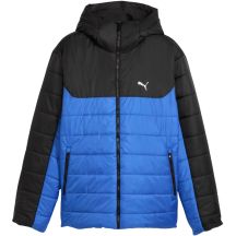 Puma ESS Hooded Padded Herrenjacke Blau-Schwarz 685211 13
