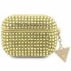 Guess Strass-Dreieck-AirPods Pro Hülle - Gold
