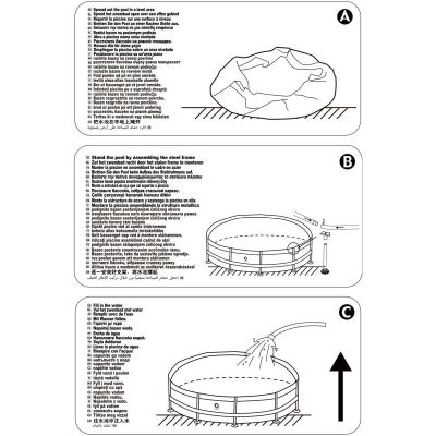 19. Ovaler Rahmenpool 300 x 76 cm 17798