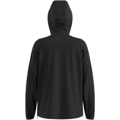 6. Damen-Regenjacke Odlo ESSENTIAL 2.5L WATERPROOF Jacket Hardshell, schwarz