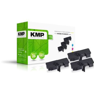 2. KMP 2911.3030 Tonerkartusche, 3 Stück, Ersatz für Cyan, Magenta und Gelb