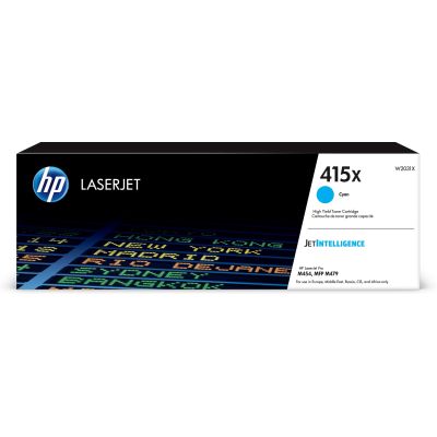 HP 415X Cyan-Toner, HP415X=W2031X, 6000 Seiten