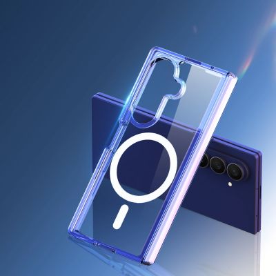 13. Dux Ducis Clin Mag Case für Samsung Galaxy Z Fold 8 / Z Fold 7, kompatibel mit MagSafe – Transparent