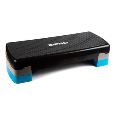 6. ZIPRO 5901793678610 Aerobic-Stepptisch, Schwarz, Blau, Grau, 250 kg, Höhenverstellbar