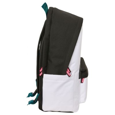 8. Real Madrid Sportrucksack mit USB-Anschluss und Laptopfach, Doppelrucksack 612554820
