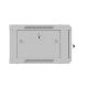 12. LANBERG Wandregalschrank 19" 4HE 600x450 GRAU METALLTÜR (FLACHVERPACKT)