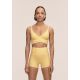 5. CASALL Ultra High Waist Hot Pant Damen-Trainingsleggings Gelb