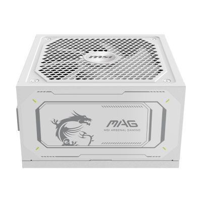 2. MSI MAG A1000GL PCIE5 Netzteilmodul, weiß, 1000 W, 24-polig, ATX, Weiß
