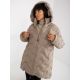 4. Beige Daunen-Winterjacke mit Kapuze (NM-KR-P22-6632-62.00P)
