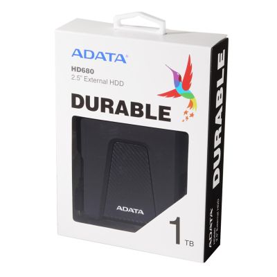 2. Externe HDD ADATA HD680 (1 TB; 2,5 Zoll; USB 3.2; schwarz)
