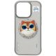 6. Nimmy Glasses Cool Cat MagSafe Case für iPhone 16 Pro Max - Grau