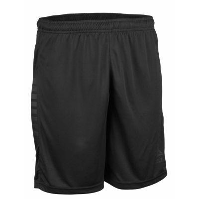 3. SPANIEN v25 Fußballshorts schwarz/schwarz