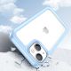3. Outer Space Case iPhone 14 Plus Hardcover mit Gelrahmen blau