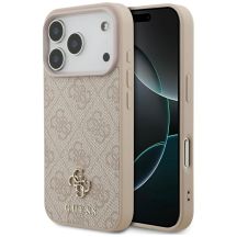 Guess 4G Small Classic Logo MagSafe Hülle für iPhone 18 Pro / 17 Pro – Pink