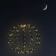 10. Solar-Hängelampe, Kugel, 30 cm, 120 LEDs, warmweiß