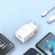 9. Dudao A4EU USB-A 2,1 A Wandladegerät – weiß + USB-A – Micro-USB-Kabel