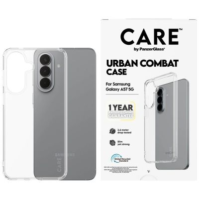 2. CARE by PanzerGlass Flagship Urban Combat Schutzhülle für Samsung Galaxy A57 - Transparent