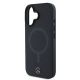 6. Mercedes Plain Smooth Leather MagSafe Hülle für iPhone 16 – Schwarz