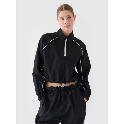 Kurze Damen Übergangsjacke mit Stehkragen 4F 4FRSS24TTJAF0886-20S