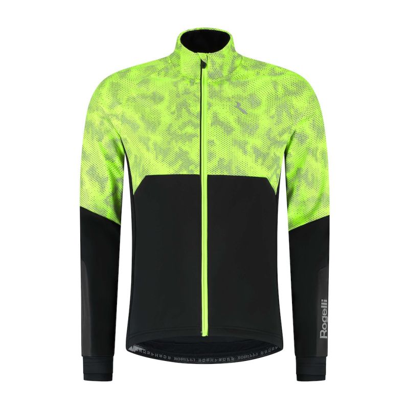 Rogelli Winterjacke ESSENTIAL HIVIS II fluor 2XL