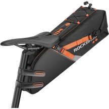Rockbros Fahrradsatteltasche schwarz-orange