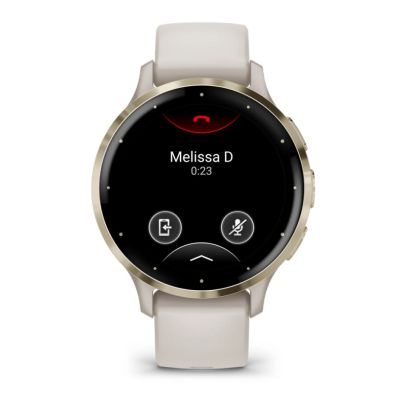 2. Garmin Venu 3S 3,05 cm (1,2") AMOLED-Display, 41 mm, digitaler Touchscreen (390 x 390 Pixel), Gold/Elfenbein, WLAN, GPS