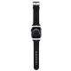 2. Karl Lagerfeld 3D Rubber Karl&Choupette Heads Armband für Apple Watch 38/40/41 mm – Schwarz