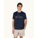 2. Paul&Shark Herren-T-Shirt aus Baumwolle, Marineblau und Gold, 99311007-50E – Klassischer Schnitt, Logo