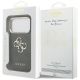 8. Guess 4G Big 4G Classic Logo Hülle für iPhone 17 Pro - Schwarz und Gold