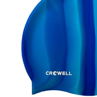 6. Crowell Multi Flame Silikon-Badekappe, Farbe 13