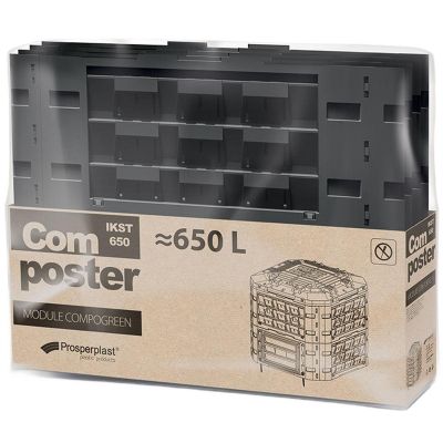 5. COMPOGREEN VARIO 650L GARTENKOMPOSTENBEHÄLTER