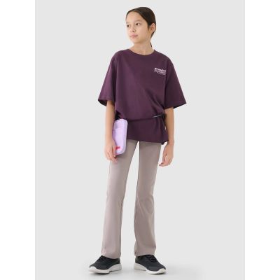 3. Mädchen Oversize T-Shirt mit Aufdruck 4F 4FJRSS25TTSHF2586-50S