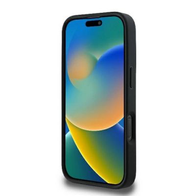 5. Karl Lagerfeld Quilted Signature Hülle für iPhone 16 Pro – Schwarz