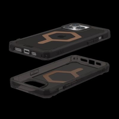 3. UAG Plyo MagSafe Hülle für iPhone 15 Pro Max – Schwarz und Braun