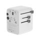 7. GEMBIRD UNIVERSAL REISEADAPTER 70W, WEISS